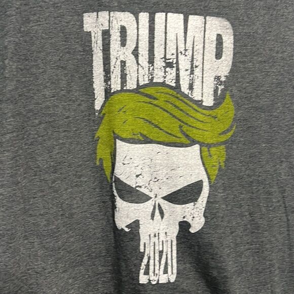 🔥🔥 TRUMP 2020 Graphic Tee Charcoal Gray - Perfect No Flaws - Men Sz XL 🔥🔥 - Picture 3 of 6